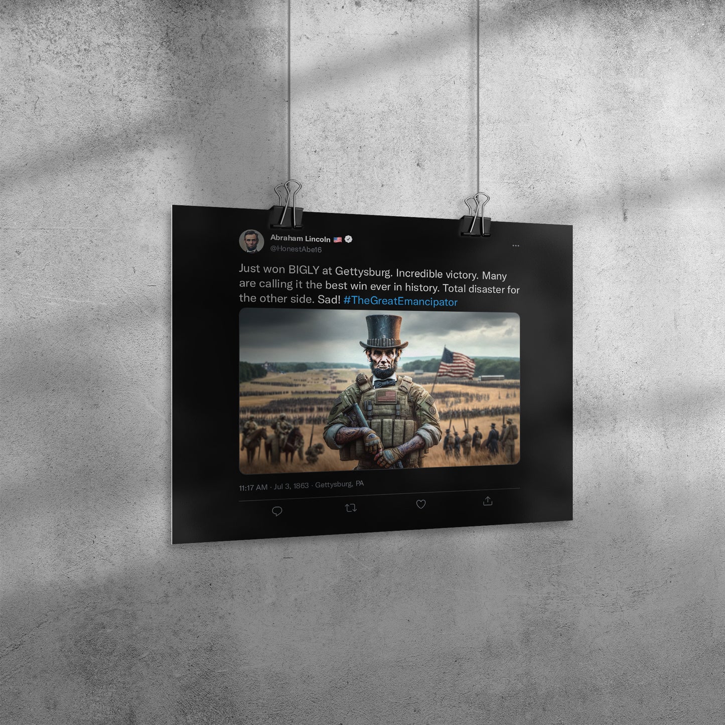 LINCOLN Victory Poster