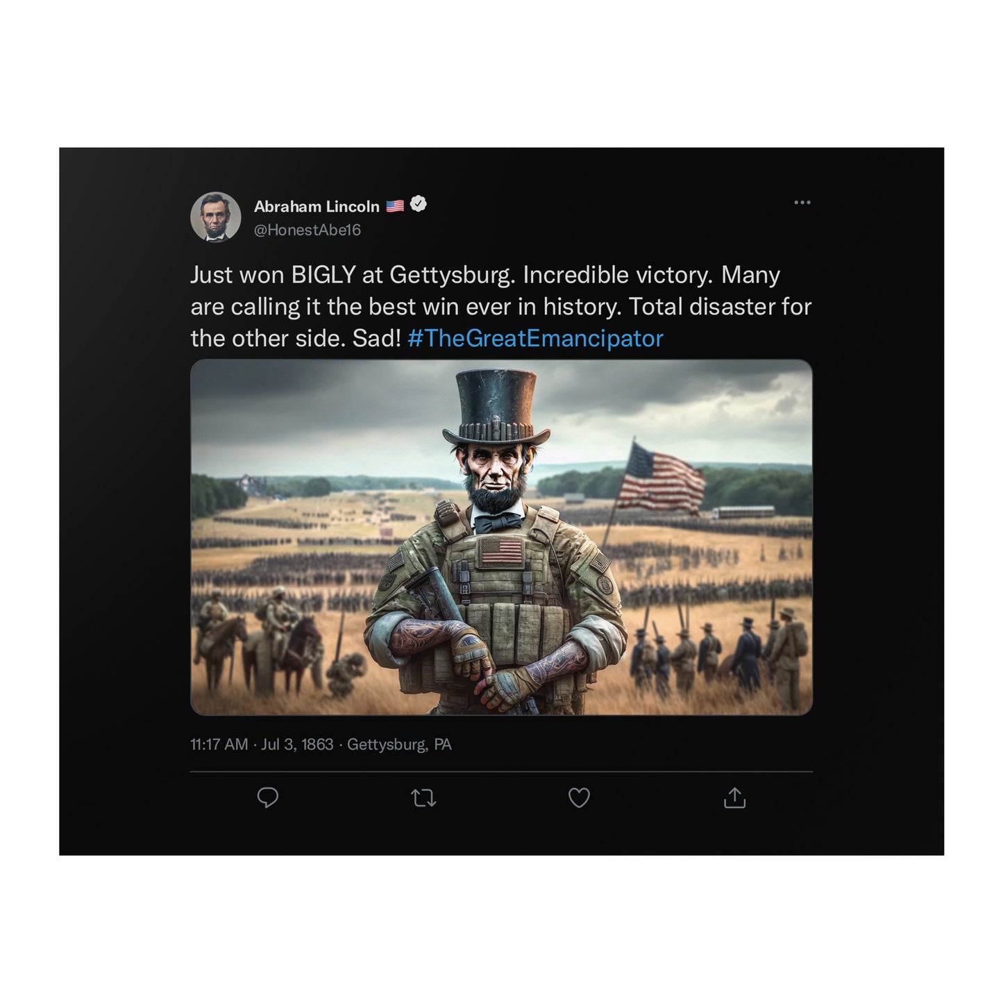 LINCOLN Victory Poster