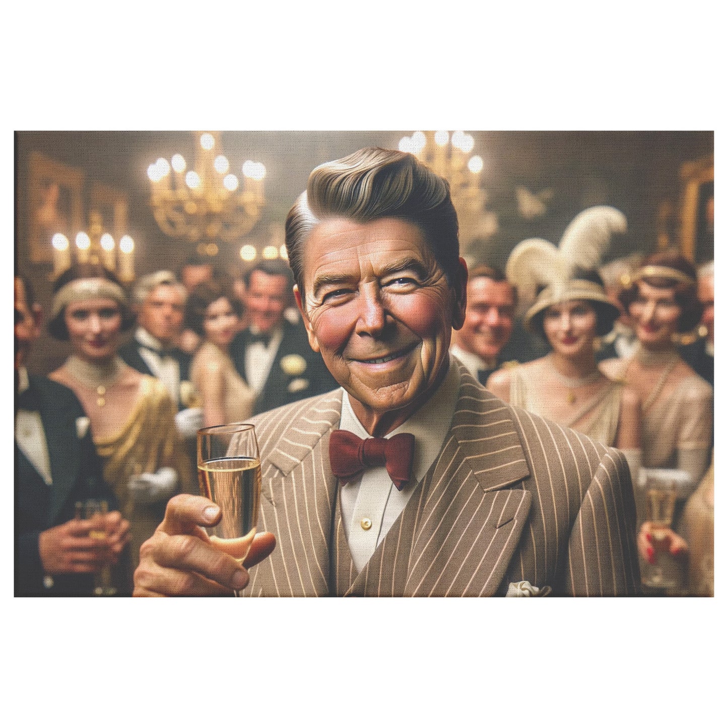 REAGAN Print on Canvas