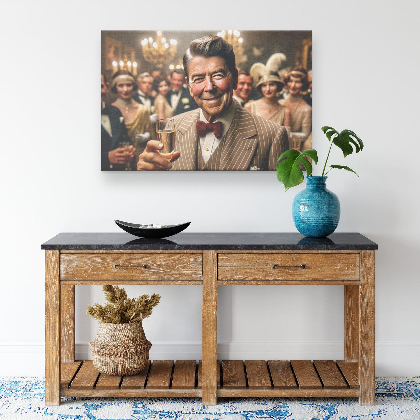 REAGAN Print on Canvas