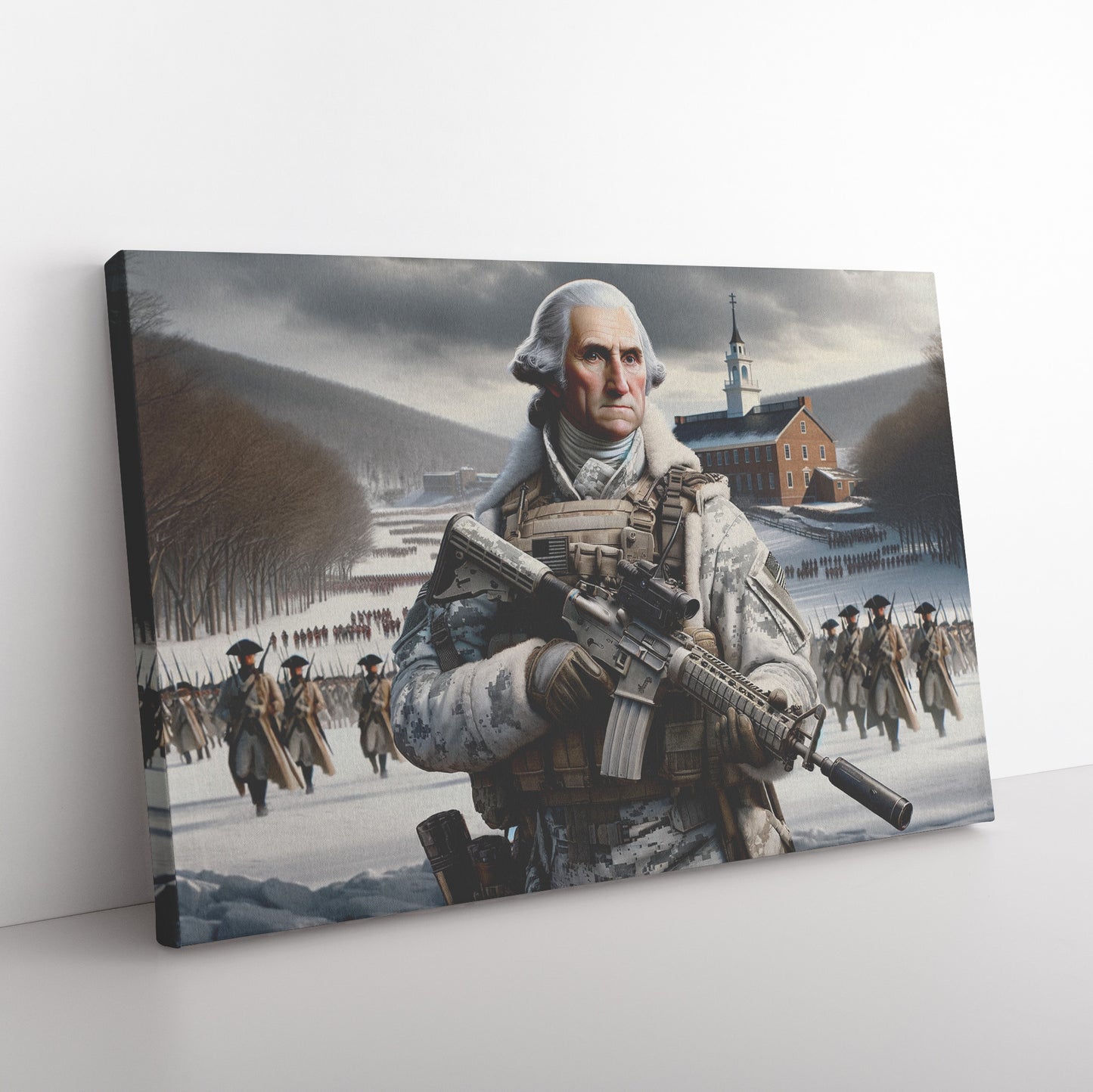 WASHINGTON Print on Canvas