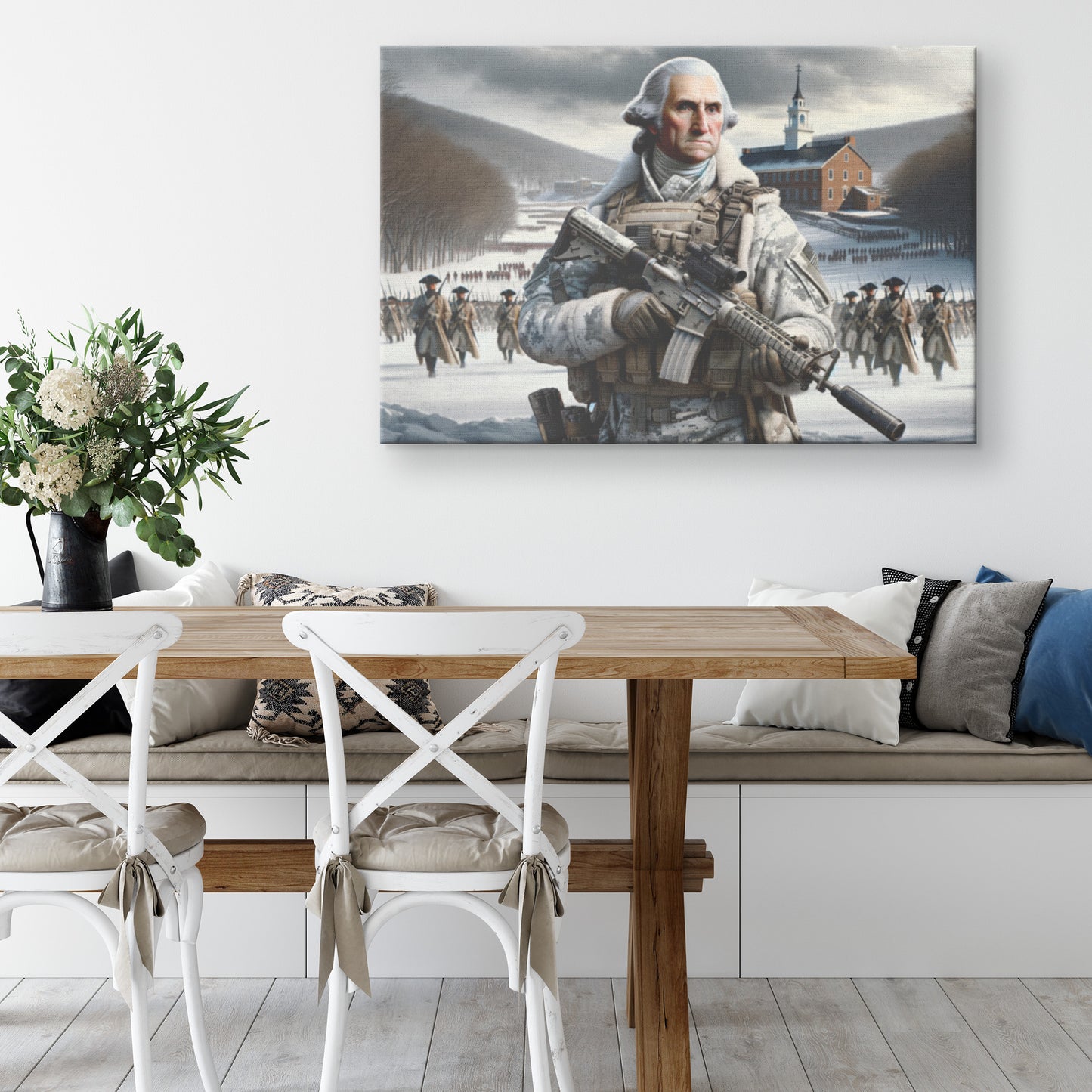 WASHINGTON Print on Canvas