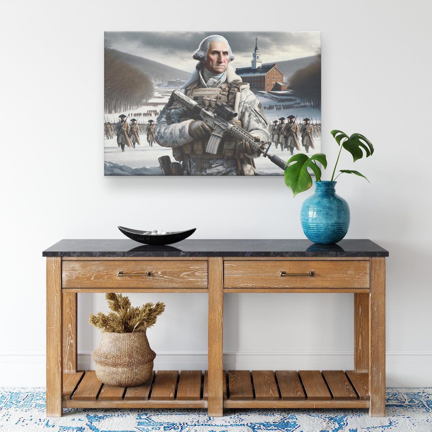 WASHINGTON Print on Canvas