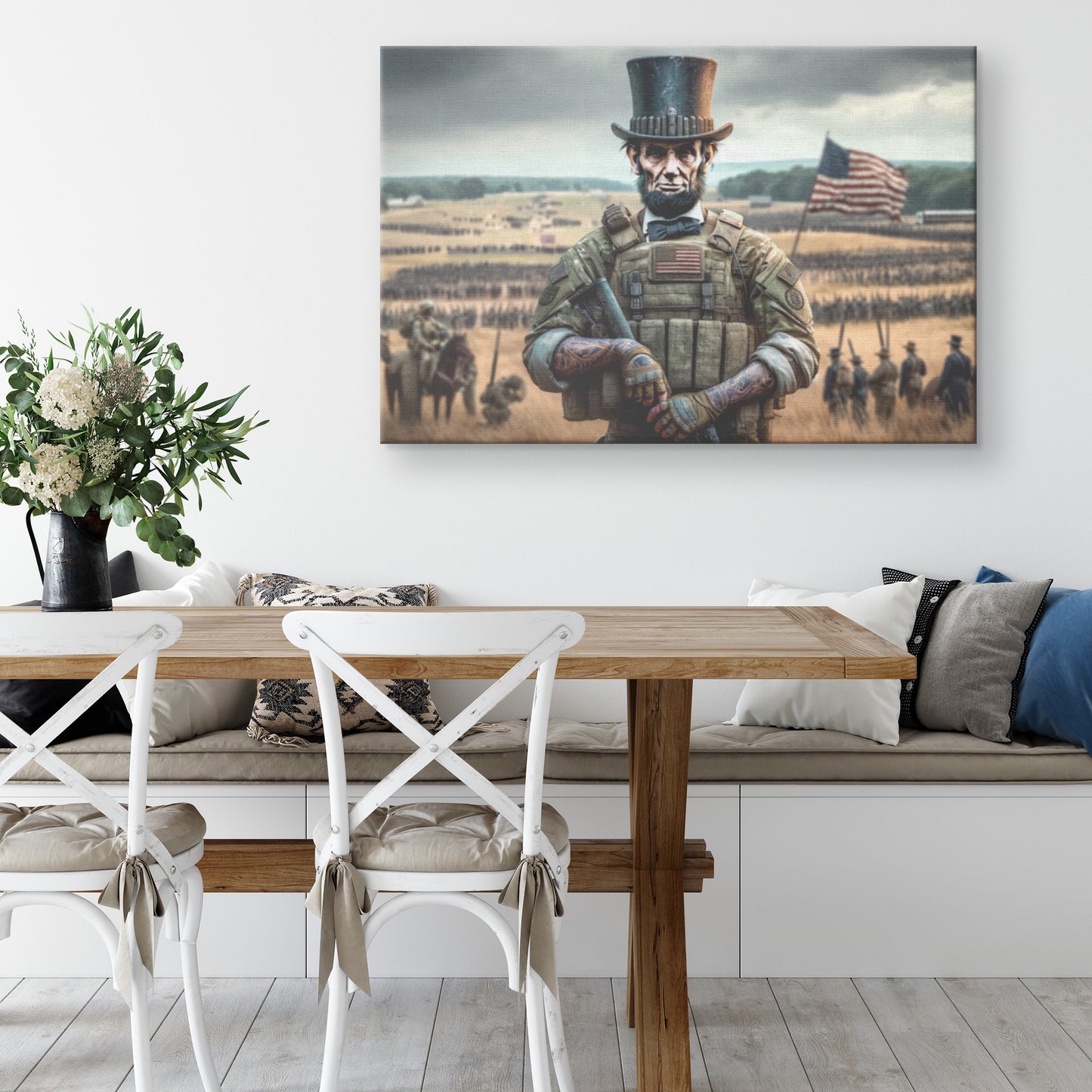 LINCOLN Print on Canvas